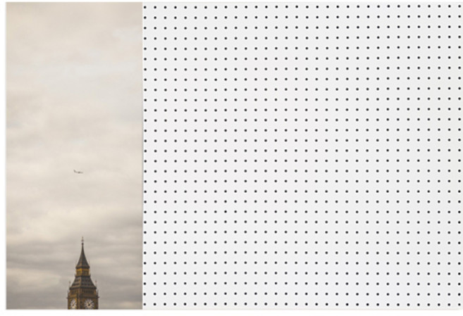 인테리어 타공판 시계탑AA 600x900mm 좌WHITE, 1개, 혼합색상