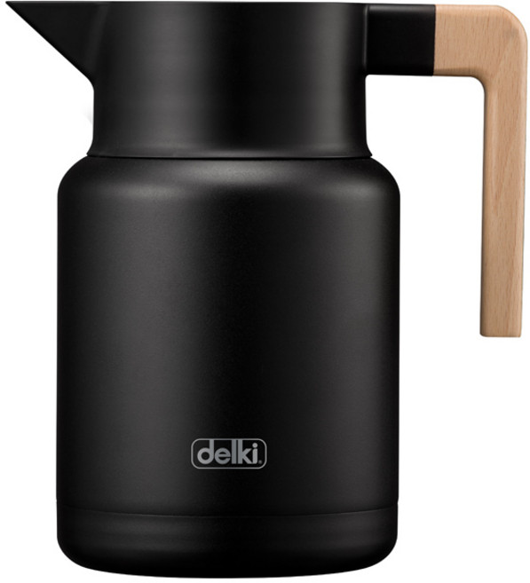 델키 어바노 진공 보온 티포트 DKH-UK50, 블랙, 1.2L, 1개