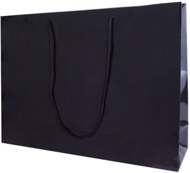 동성지공사 왕중 코팅 쇼핑백, 검정색, 3개