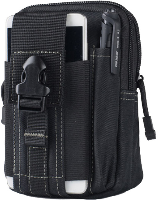 앤티스 라이딩 밸트 가방, 블랙 + 그레이