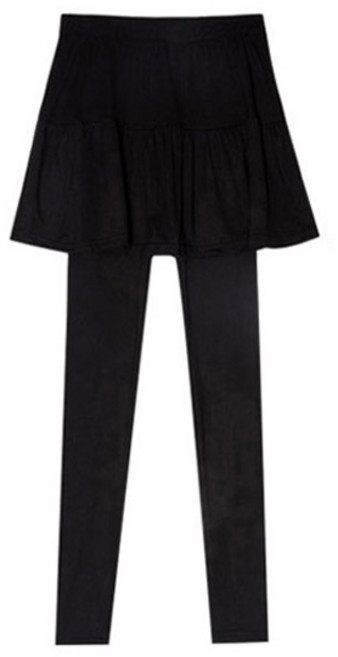 더시럽 여성용 요거트 주름 치마레깅스