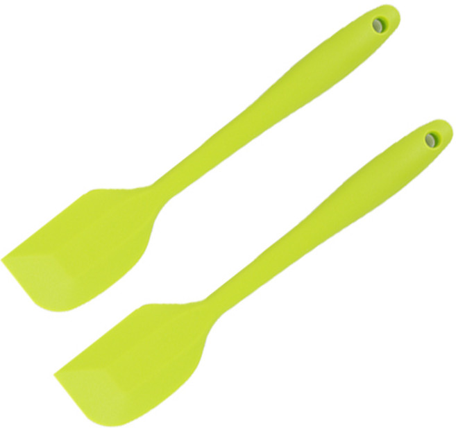 아이메이트 실리콘주걱 소, 올리브그린, 2개입