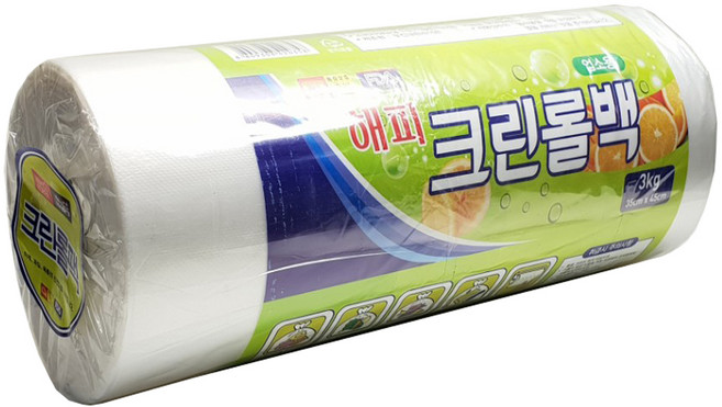 해피크린 업소용 크린롤백 35 x 45 cm x 740매 3kg, 1개