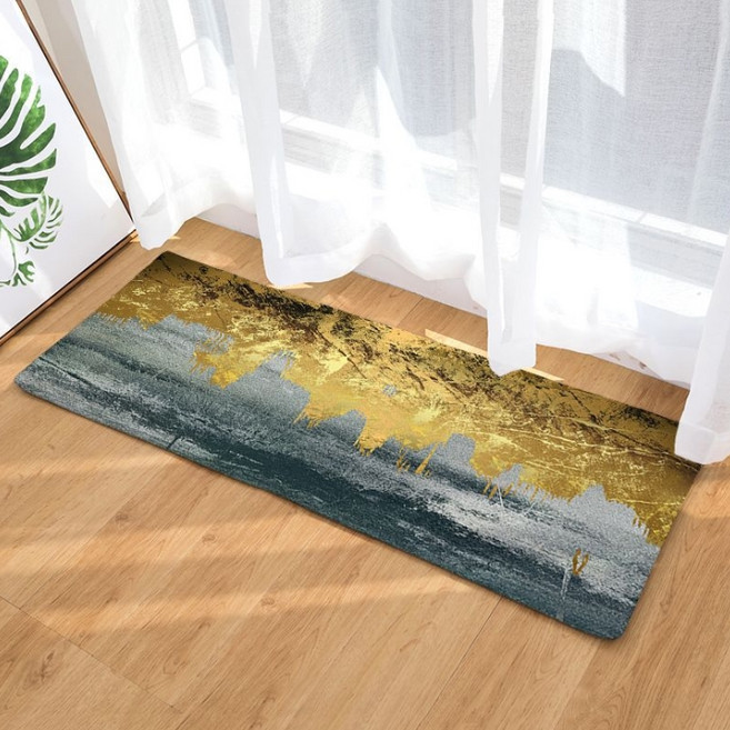 슈퍼식스 다양한 기하학 형상화 시리즈 물 흡수 바닥 매트, 13