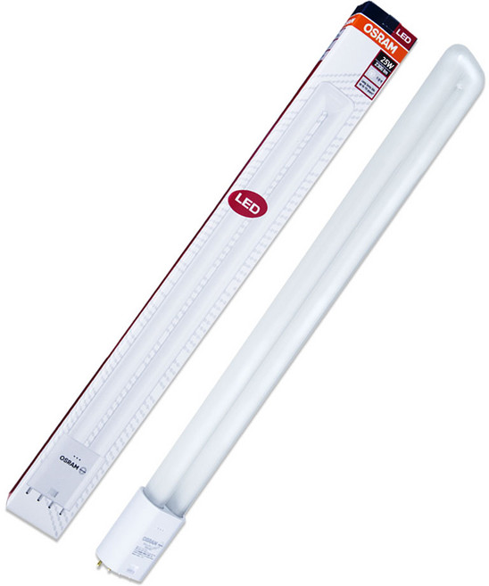 오스람 LED 램프 형광램프 대체형 25W DULUX L, 주백색, 1개