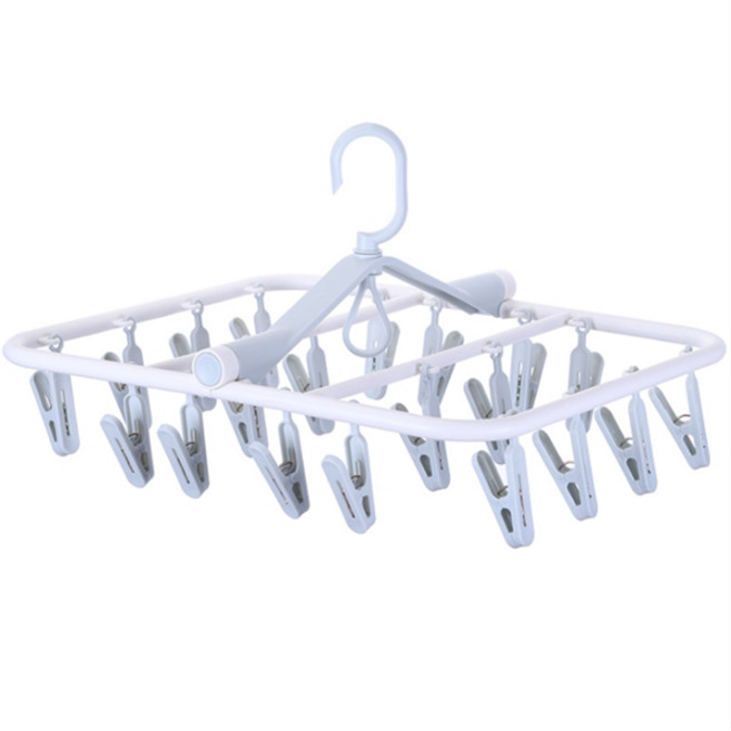 더자카 파스텔컬러플 사각 건조대, 라이트블루, 1개