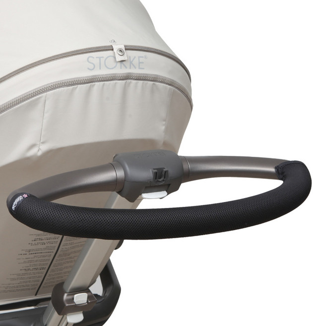 마니또 클린그립 유모차 핸들커버 스토케 스쿠트 전용, 블랙, 1개