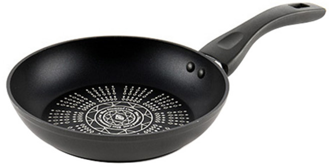 리빙엣홈 IH인덕션 블랙 후라이팬, 20cm, 1개