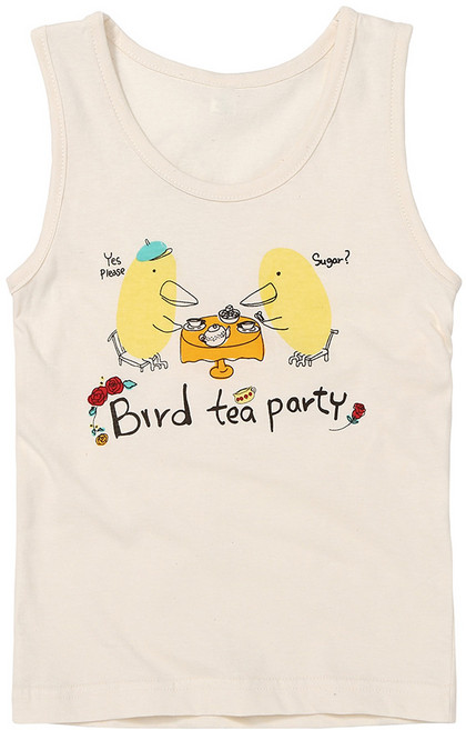 위드오가닉 여아용 버드티파티 오가닉 런닝