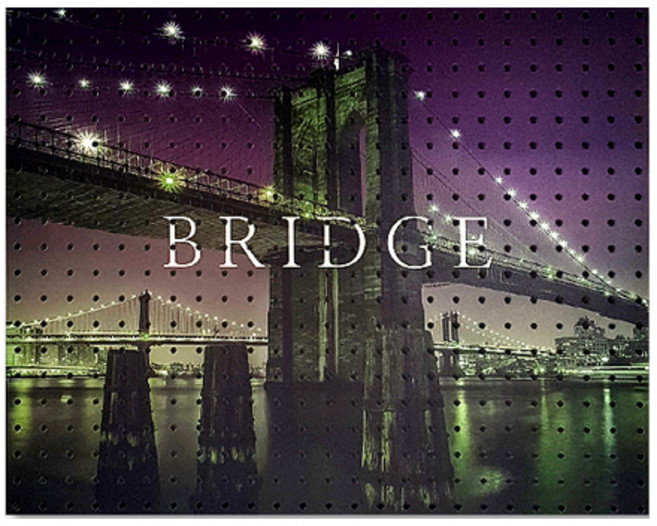 브릿지K 인테리어 타공판 500x400mm, 1개, gray