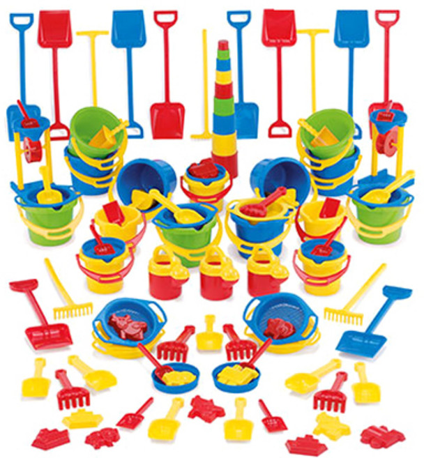 댄토이 모래놀이 세트100, 혼합 색상, 1개