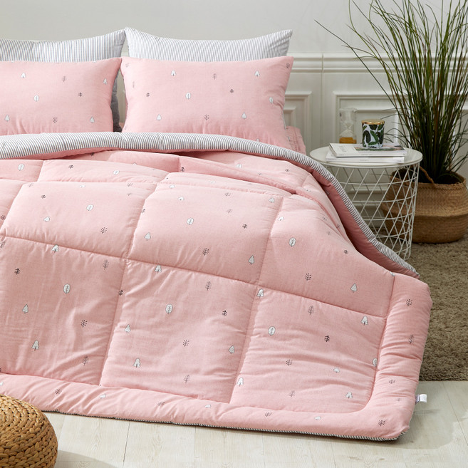 밀크디자인 스칸디아 세미마이크로 패딩 차렵이불 세트