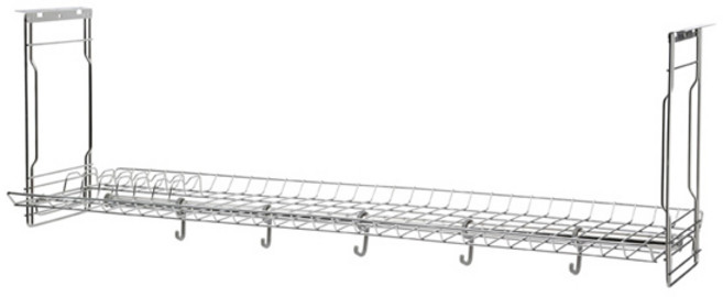 CP 900 벽설치가능 싱크선반, 실버, 1개