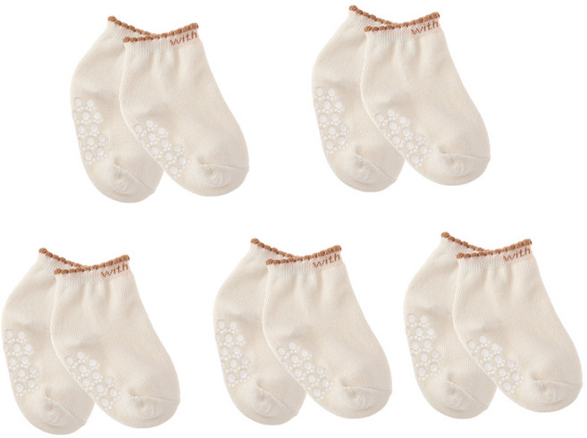 위드오가닉 아기양말 5켤레