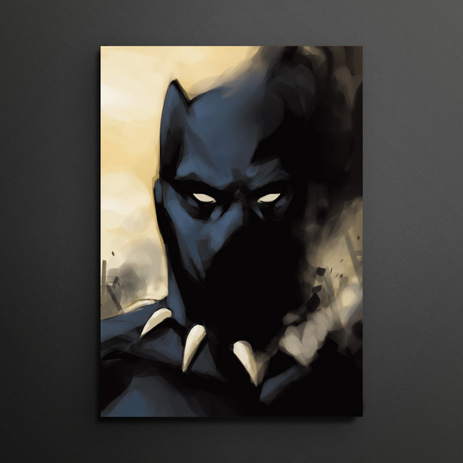 마블 블랙팬서 아크릴 디아섹 액자 17096, 혼합 색상