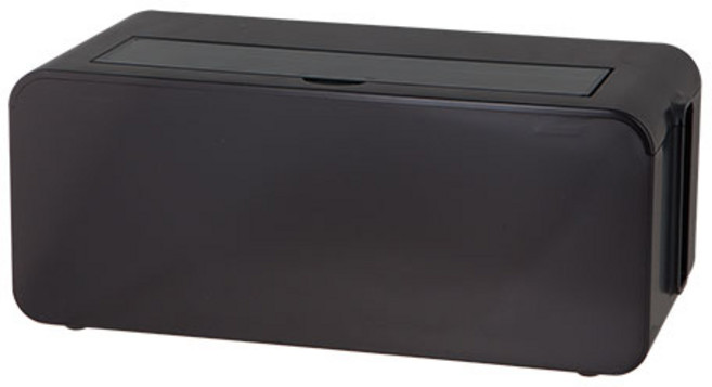 니코트 ZAKKA 전선 정리박스 S 블랙, 1개