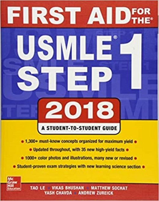 First Aid for the USMLE Step 1 2018 28th Edition Paperback, McGraw-Hill Education / Medical