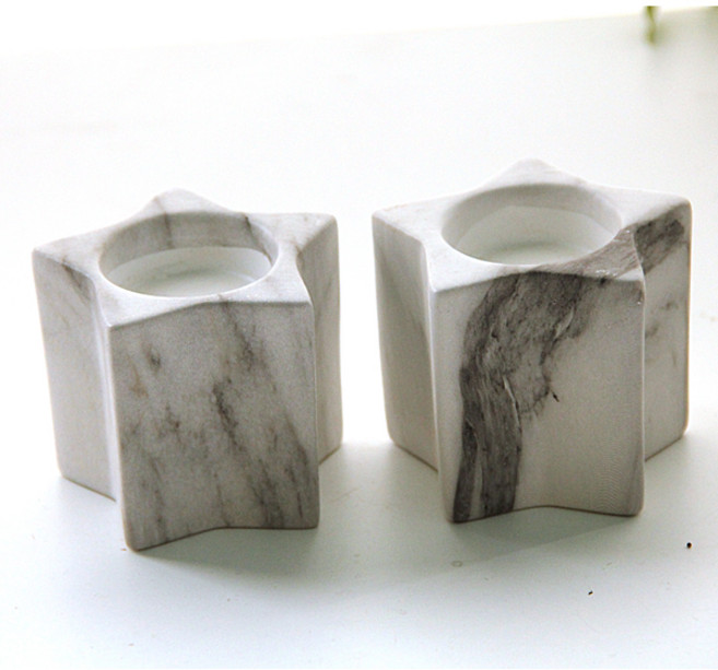 리버그린 모던 별 티라이트캔들홀더 중 2p 세트, 혼합 색상