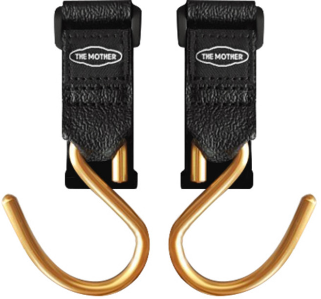 더마더 유모차걸이 S메탈, 골드, 2개