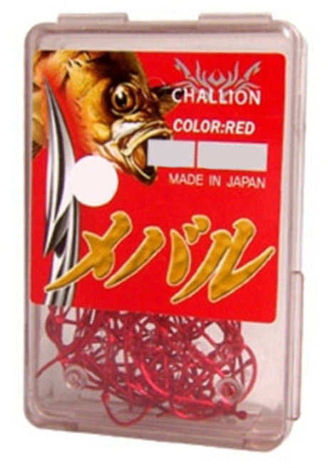챌리온 메바루 볼락 낚시 바늘 레드 CBOX, 58개입, 1개
