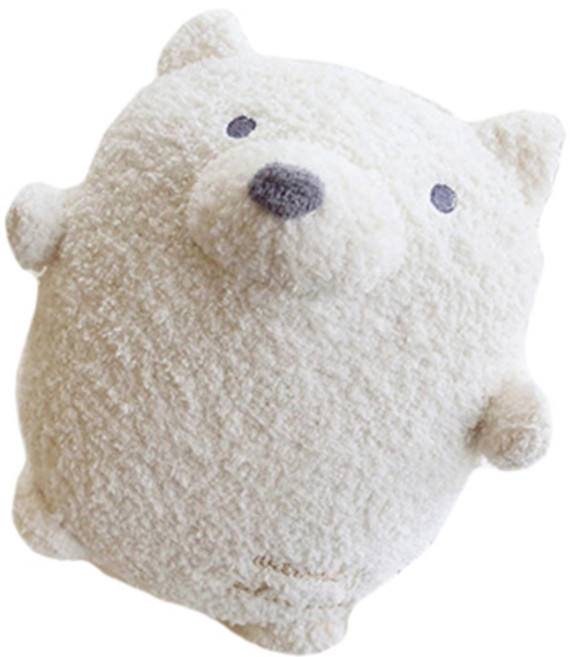 슈퍼식스 부드러운 커버 온수 핫팩 북극곰 2200ml, 1세트