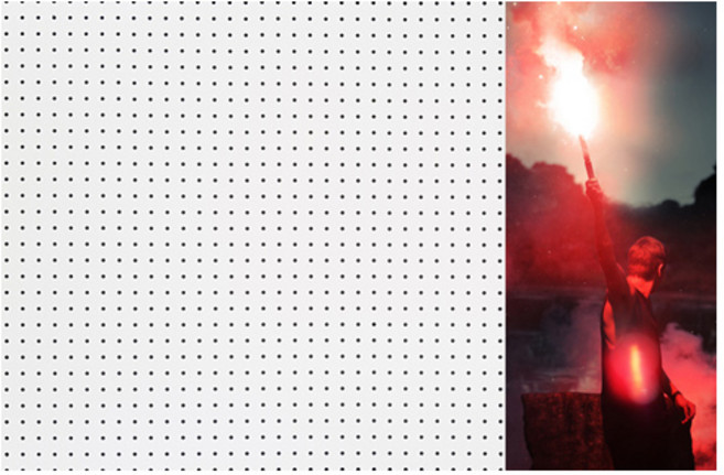 붉은연막 인테리어 타공판 우 WHITE 60 x 90 cm, 1개, 혼합색상