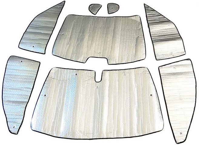 ZHEYANG 토요타 Camry/seven generation 2012년~ 전용 햇빛가리개 풀세트, 혼합 색상, 1세트