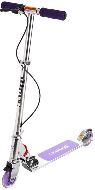 제이디버그 어린이 킥보드, 퍼플실버, 1개