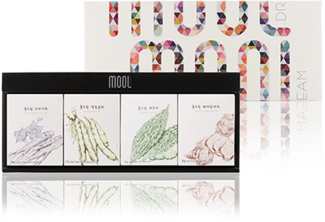 물드림 어울림 차 4종 3호 선물세트, 도라지차 1.5g x 14p + 작두콩차 3g x 7p + 여주차 1g x 10p + 돼지감자차 3g x 10p, 1세트