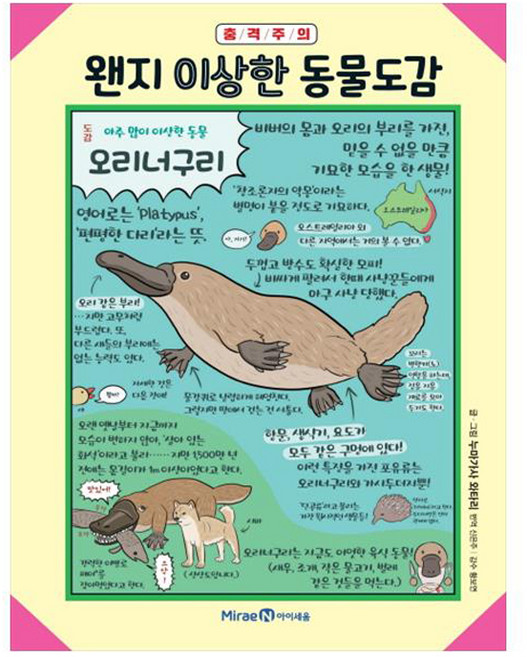 왠지 이상한 동물도감 양장본, 아이세움, 누마가사 와타리