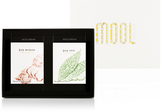 물드림 어울림 차 2종 2호 선물세트, 돼지감자차 3g x 10p + 여주차 1g x 10p, 1세트