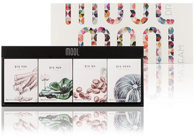 물드림 어울림 차 4종 2호 선물세트, 우엉차 3g x 10p + 연잎차 1g x 14p + 팥차 3g x 14p + 단호박차 3g x 14p, 1세트