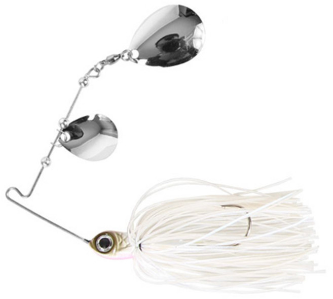 루어팩토리 스파이럴 DC 스피너베이트 스푼, GR/WH, 10.6g, 1개