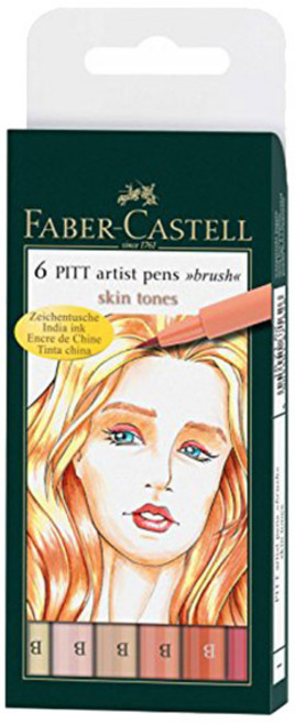 파버카스텔 SkinTones 아티스트펜 세트 167162, 6색, 1세트
