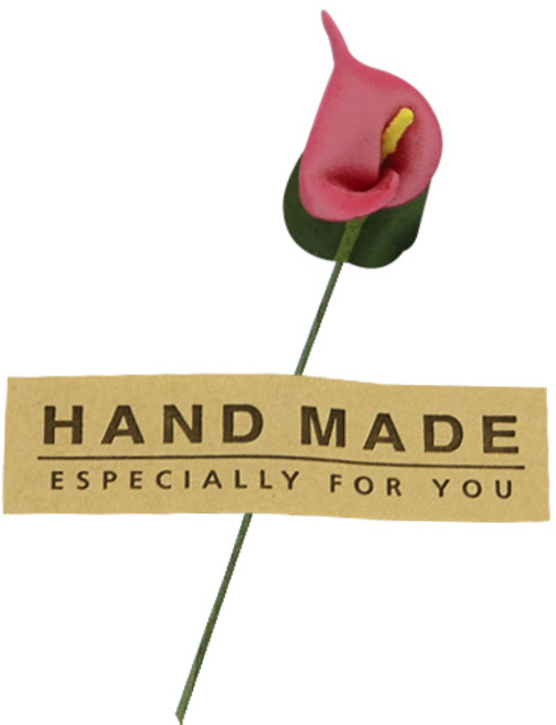 도나앤데코 선물포장 꽃데코 미니카라 36p + 사각핸드메이드 스티커 36p, 레드, 1세트