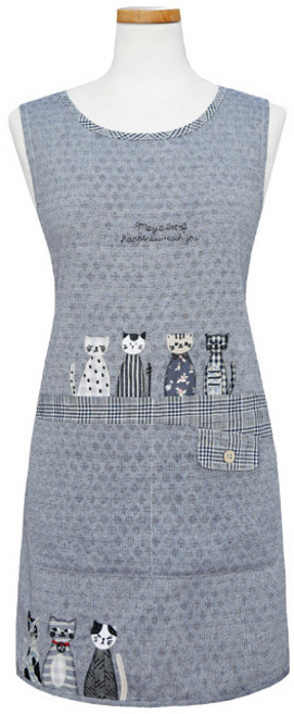 한스갤러리 포린 앞치마, 블루, 1개