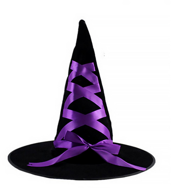 알럽홈 할로윈 코스프레 꼬깔 모자, 퍼플, 1개