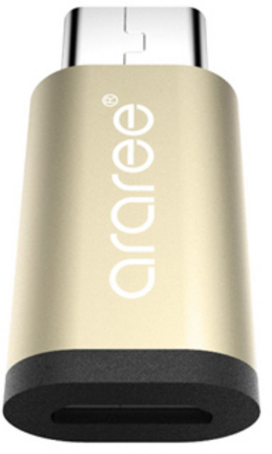 아라리 USB C타입 마이크로5핀 변환 젠더, 24.2mm, 1개