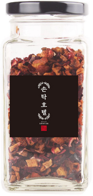 草莓茶葉補充瓶裝, 75g, 1罐, 1罐