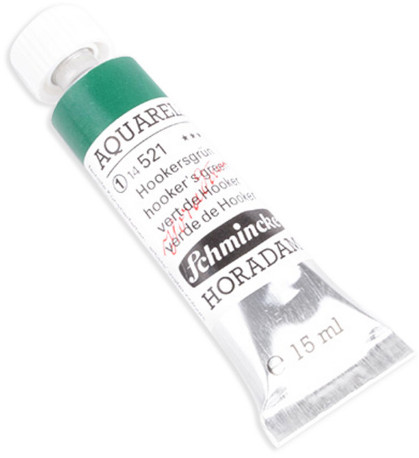 슈미케 호라담 수채화물감 낱색 S1 521 HookersGreen, 15ml, 1색