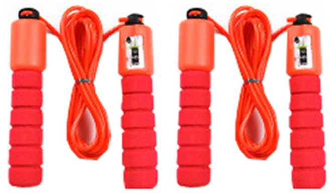 프리미엄 카운트 줄넘기, 레드, 2개