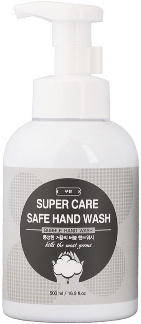 슈퍼케어 세이프 핸드워시 무향, 500ml, 1개