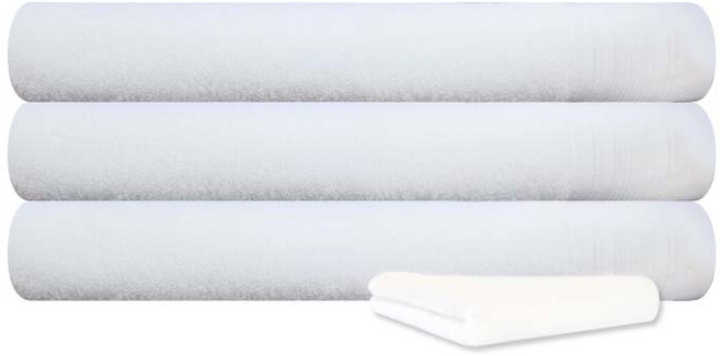 송월타월 호텔 컬렉션 심포니 68바스 타월 450g 30수 코마사 아이보리 3p + 컬러세면32, 하얀색, 1세트