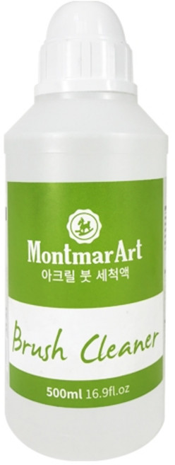몽마르아트 아크릴 붓 세척액, 500ml, 1개
