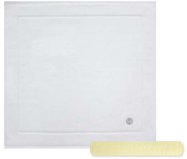 송월타월 호텔컬렉션심포니발매트 + 컬러세면34 수건 노랑, 아이보리