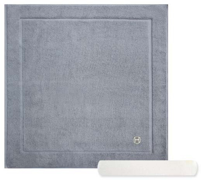 송월타월 호텔컬렉션 심포니 발매트 연회색 + 컬러세면34 하얀색, 혼합 색상