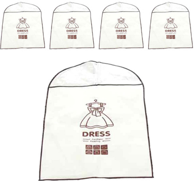 리빙숲 옷커버 드레스, 1개입, 5개