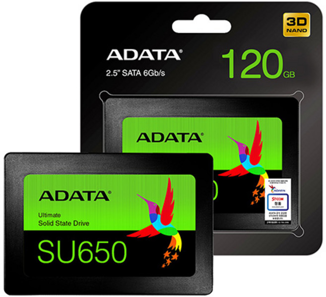 에이데이타 Ultimate SU650 STCOM SSD, 120GB