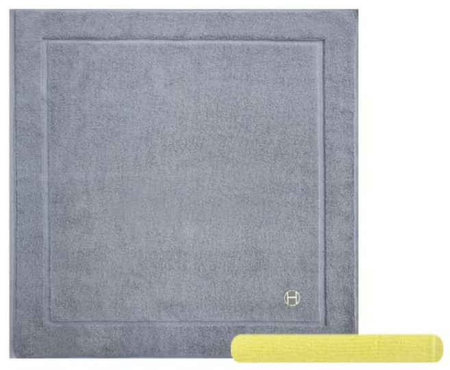 송월타월 호텔컬렉션 심포니 발매트 + 뷰티타월32 노랑, 연회색