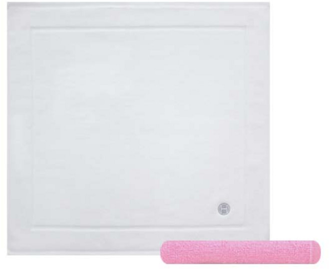 송월타월 호텔컬렉션 심포니 발매트 + 뷰티타월32 분홍, 아이보리